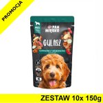 PAN MIĘSKO karma mokra dla psa Gulasz Wołowina z Wieprzowiną 10x 150g ZESTAW