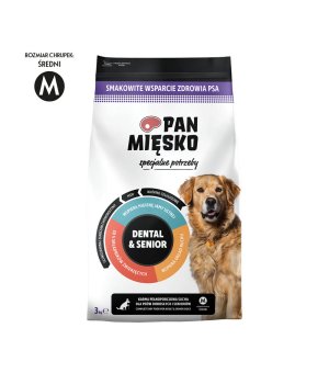 Pan Mięsko karma sucha dla psa - Specjalne Potrzeby Dental & Senior M 3kg