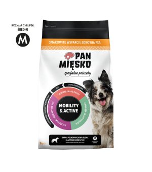 Pan Mięsko karma sucha dla psa - Specjalne Potrzeby Mobility & Active M 9kg