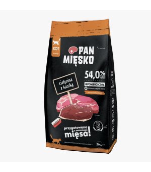 PAN MIĘSKO KOT CIELĘCINA KACZKA M 1,6KG