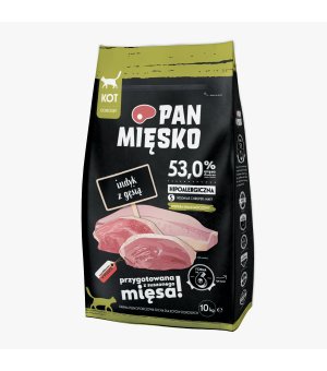 PAN MIĘSKO KOT INDYK GĘŚ S 10KG