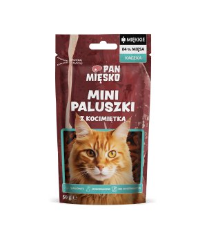 Pan Mięsko Mini Paluszki z Kocimiętką dla kota 50g 