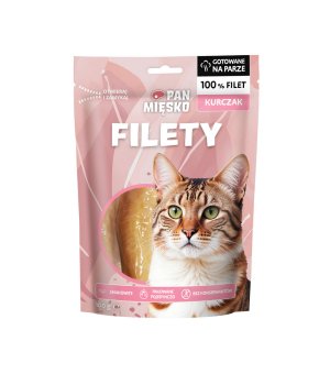 Pan Mięsko Przysmak dla kota Filety z Kurczak 100g