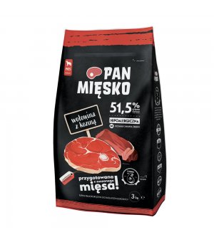 Pan Mięsko wołowina z koziną M 3kg