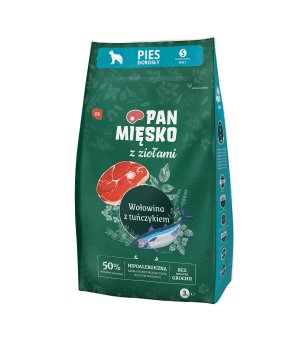 Pan Mięsko z ziołami Wołowina z Tuńczykiem S 3kg