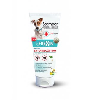 Pchełka Frexin Szampon wspiera kurację przeciw ektopasożytom SOS Pekto 220g