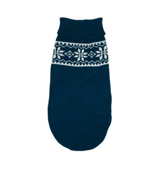 Pchełka - Sweterek wzór Norweski Granatowy XL