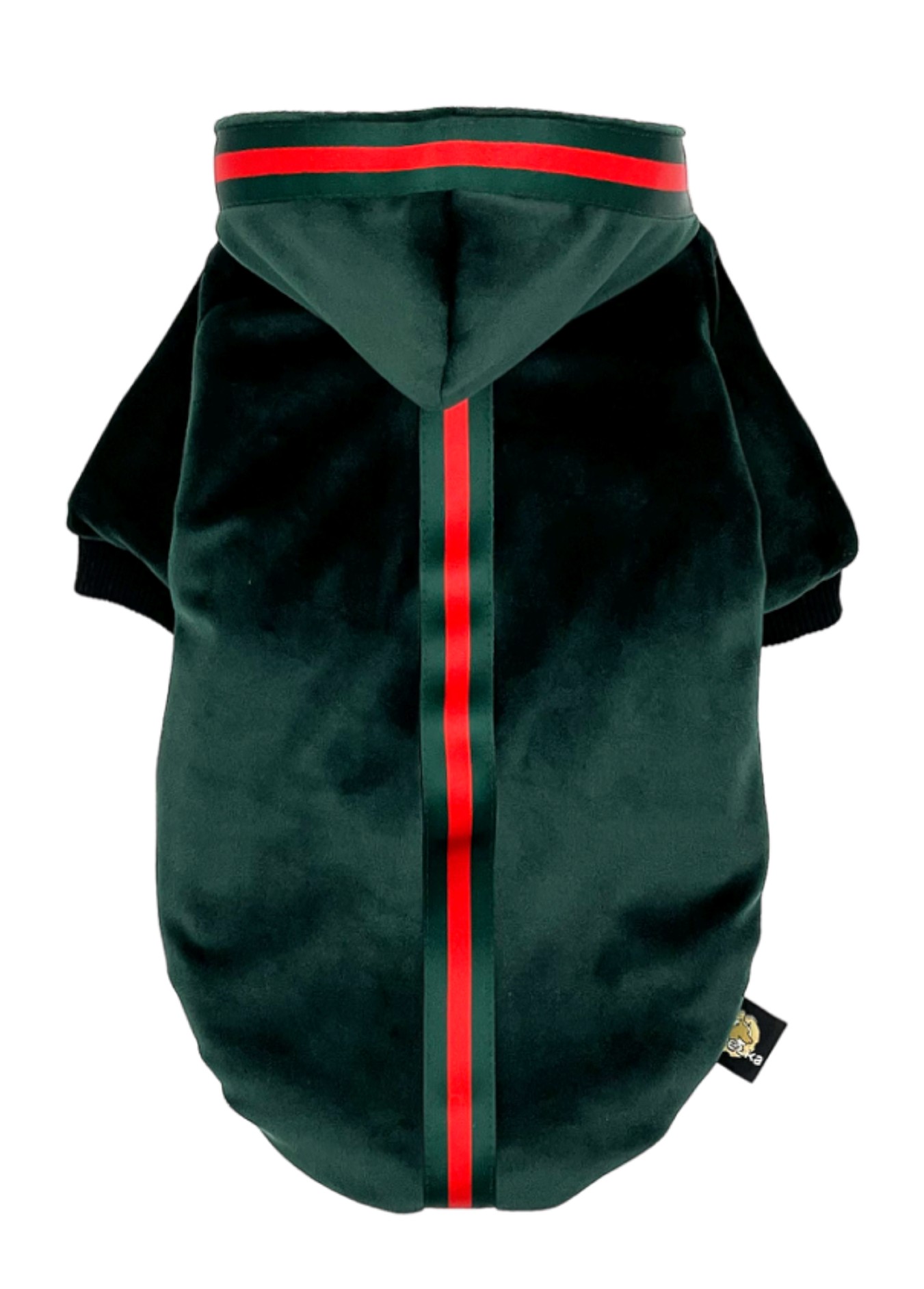 Pchełka - Welurowa Bluza Velvet - Zielona XS