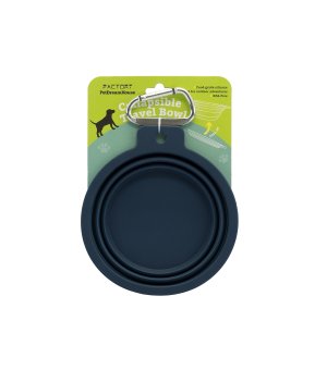 PDH Miska silikonowa podróżna granatowa 600ml