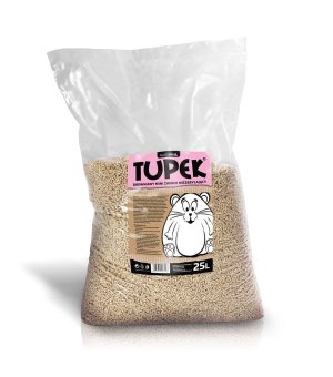 PELLETSFARM TUPEK 25L - żwirek drewniany mini niezbrylający