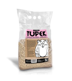 PELLETSFARM TUPEK 5L - żwirek drewniany mini niezbrylający