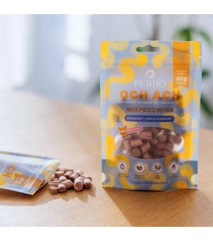 Perro OCH ACH Przysmaki Liofilizowane Wieprzowina 40g