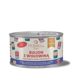 PERROland Soups Bulion z Wołowiną dla psa i kota 140g