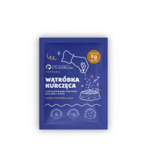 PERROland TOPPERS dla psa i kota Wątróbka Kurczęca liofilizowana 8g