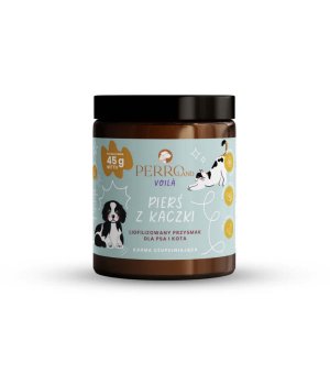 PERROland VOILA przysmak dla psa i kota - liofilizowana Pierś z Kaczki 45g 