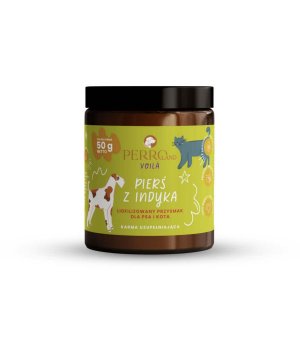 PERROland VOILA przysmak dla psa i kota - liofilizowana Pierś z Indyka 50g 
