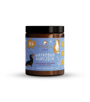 PERROland VOILA przysmak dla psa i kota - liofilizowana Wątróbka Kurczęca 60g