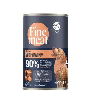 Pet Republic Fine Meat dla psa danie z wołowiny 400g