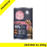 Pet Republic Fine Meat dla psa danie z cielęciny ZESTAW 6x 400g