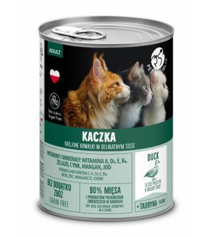 Pet Republic karma mokra dla kota Krojone kawałki Kaczki w sosie 400g