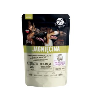 Pet Republic karma mokra dla psa MIX SMAKÓW siekane mięso w sosie ZESTAW 9x 500g