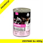 Pet Republic karma mokra dla psa MONO kawałki Wieprzowiny w sosie ZESTAW 6x 400g