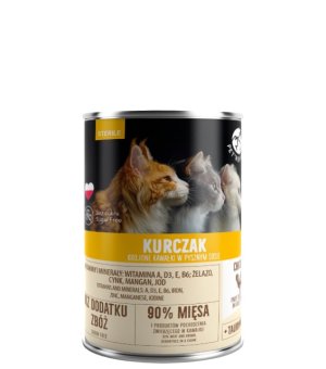 Pet Republic karma mokra dla kotów MIX SMAKÓW drobno siekane mięso w sosie ZESTAW 6x 400g