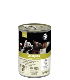 Pet Republic karma mokra dla psa kawałki w sosie z Jagnięciną 400g