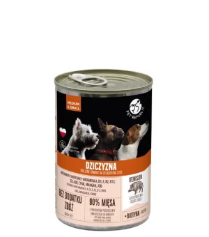 Pet Republic karma mokra dla psa kawałki w sosie z Dziczyzną 400g