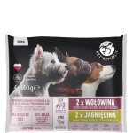 Pet Republic multipack karma mokra dla psa siekana w sosie Wołowina i Jagnięcina 4x 100g