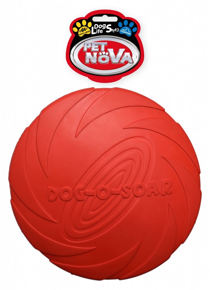 PETNOVA DYSK GUMOWY 22CM CZERWONY