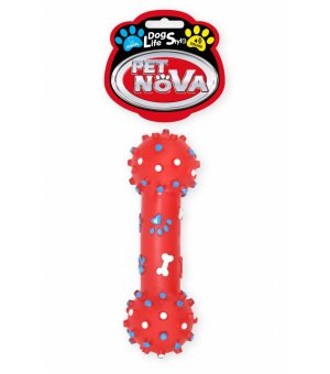 PETNOVA HANTEL 26CM CZERWONY