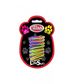 PETNOVA Kolorowe Sprężynki dla kota 5x3cm