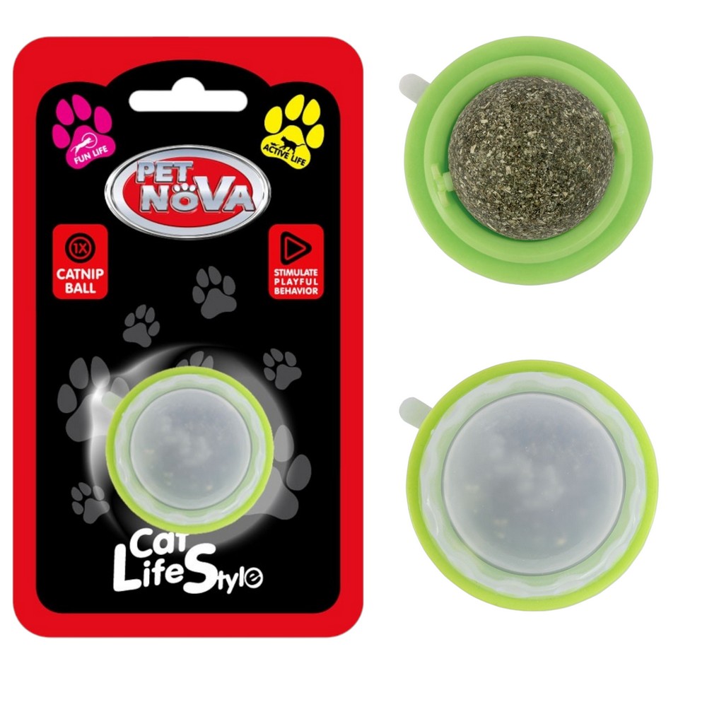PETNOVA Kulka z Kocimiętką do przyklejania