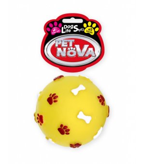 PETNOVA PIŁKA 7,5CM ŻÓŁTA