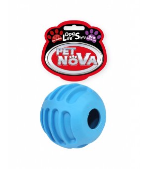 PETNOVA PIŁKA NA PRZYSMAKI 6CM  NIEBIESKA