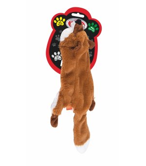 PETNOVA Pluszowy Lis na butelkę z piszczałką 45cm