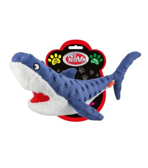 PETNOVA Pluszowy Rekin z piszczałką 32cm