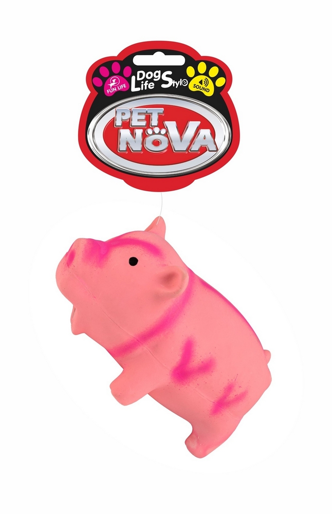 PETNOVA Świnka lateksowa S 13 cm x 8 cm