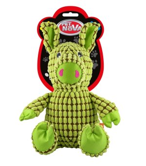 PETNOVA ŚWINKA ZIELONA PLUSZOWA 34CM