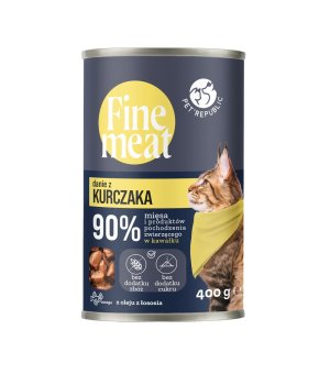 Pet Republic Fine Meat dla kota danie z kurczaka 400g