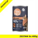 PetRepublic Fine Meat dla kota danie z wołowiny ZESTAW 6x 400g