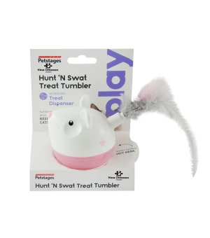PETSTAGES Hunt N`swat treat tumbler zabawka dla kota różowy