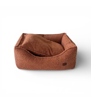 Pieski Dwa Kanapa boucle Ceglany Rudy M 60x50cm