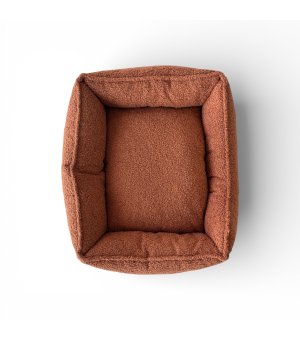 Pieski Dwa Kanapa boucle Ceglany Rudy M 60x50cm