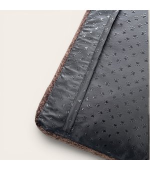 Pieski Dwa Poducha Premium Soft Glow Brązowa  L 85 cm × 70 cm
