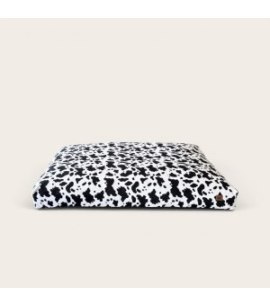 Pieski Dwa Poducha Premium w Łaty Krówka MOO White&Black M 70x60cm