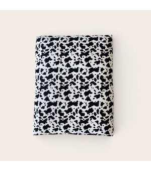 Pieski Dwa Poducha Premium w Łaty Krówka MOO White&Black M 70x60cm