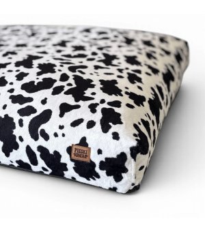 Pieski Dwa Poducha Premium w Łaty Krówka MOO White&Black M 70x60cm