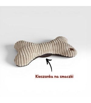 Pieski Dwa Zabawka Węchowa Kostka Duo Beżowy Sztruks & Brąz M 20cm